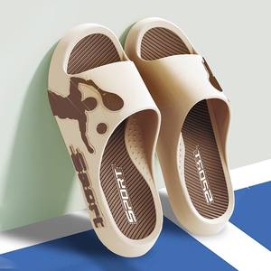 Nouvelles pantoufles de tennis d'intérieur pour hommes avec fonction antidérapante, semelle épaisse et douce, sensation de marcher sur du caca pour une utilisation estivale à la maison - Product Image 6