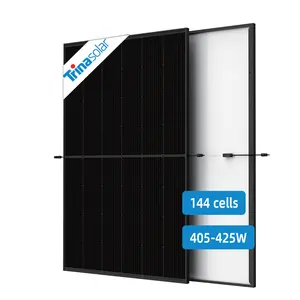 Солнечная батарея первого уровня Trina Солнечный полностью черный PV модуль 410 Вт 420 Вт 415 Вт моно солнечная панель цена