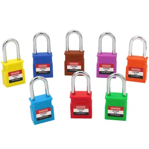 Lockey Brand New Automatical Pop-up 38mm Shackle Lockout Tagout Safety Padlock Master Key