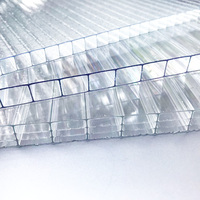 6mm 8mm 10mm 12mm 14mm 16mm Tuiles en plastique multiparois ou feuille de polycarbonate creuse PC à effet de serre