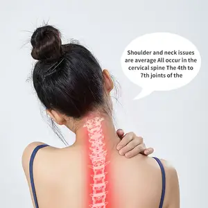 2024 nouveauté masseur de cou Traction de la colonne cervicale dispositif d'étirement trapèze Machine de Massage musculaire pour le soulagement de la douleur
