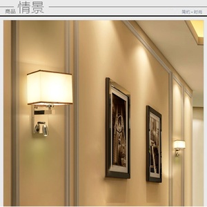 <span class=keywords><strong>Applique</strong></span> murale <span class=keywords><strong>LED</strong></span> moderne <span class=keywords><strong>pour</strong></span> hôtel salon chevet tête <span class=keywords><strong>de</strong></span> <span class=keywords><strong>lit</strong></span> lecture corps en acier inoxydable avec abat-jour blanc cassé couleur - Product Image 3