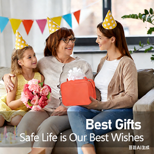 Túi đựng đồ sơ cứu du lịch mini an toàn, có thể trống hoặc có đồ dùng, màu cam hồng xanh lá, in logo tùy chỉnh, quà tặng cho trẻ em - Product Image 4