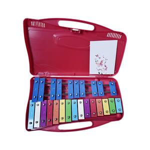 โรงงานผลิตเครื่องดนตรีเพื่อการศึกษาปฐมวัย คีย์บอร์ดอะลูมิเนียมสำหรับเด็กอนุบาล คีย์บอร์ด 25 คีย์ เครื่องดนตรีเสริมพัฒนาการ - Product Image 6