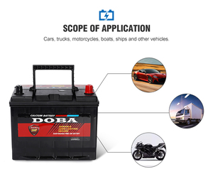 Hot Selling Boats Ships Cold Start Function Super Large Capacity NS60LSMF <b>12V</b> 45Ah Rechargeable SMF Automotive <b>Battery</b> - Product Image 4