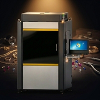 Nouvelle imprimante 3D automatique SLA 800 mm stable, portée de pointage 0,08 mm, cadre en granit, chemin de numérisation scellé, USB, nivellement automatique, garantie 1 an