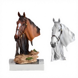 European Classical Home Decor Figurine Handmade Eco-friendly <b>Ornament</b> Living Room Hallway Resin Halloween Anime Christmas Horse - Product Image 3