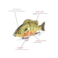 Bellance 140mm/81.6g 2 #   Leurre de pêche multi-sections pour la pêche au jigging, leurre dur de simulation pour la pêche en mer, avec queue souple et hameçon