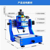 Mini routeur 3018/3030/ 4040/6060/6090 CNC, gravure Laser 3D 10W 15W, bon marché, pour fabrication chinoise