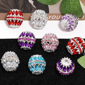 สร้อยคอเพชรเทียมทรงกลมแบบเจาะรูทรงกลมรูป<span class=keywords><strong>ม้า</strong></span>เครื่องประดับสำหรับโทรศัพท์แบบทำมือ - Product Image 4