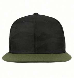 À la mode 6 panneaux Camouflage camionneur chapeau noir Camo imprimé Denim toile casquette Logo personnalisé pour le cyclisme en plein air plage décontracté - Product Image 6