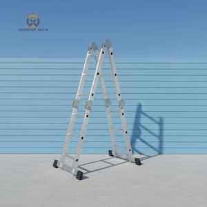 <span class=keywords><strong>Escalera</strong></span> Multiusos de Aluminio Directo de Fábrica, Certificada por la CE, Personalizable, con Capacidad de 150 kg, <span class=keywords><strong>Escalera</strong></span> de Peldaños <span class=keywords><strong>para</strong></span> Techos - Product Image 2