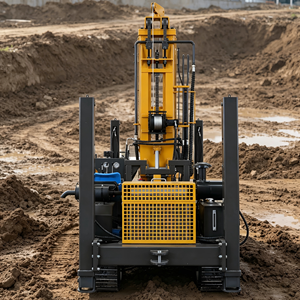 YJC260 Full Hydraulic <strong>Crawler</strong> Water Well <strong>Drilling</strong> Rig 260m Depth 77.3kW Yuchai Engine DTH Drill <strong>Machine</strong> for Hard <strong>Rock</strong> - Product Image 3