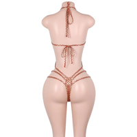 Tenues de danse exotiques : Bodys scintillants à écailles de sirène, style bandage, pour boîte de nuit, pole dance, soirée, rave, festival, club