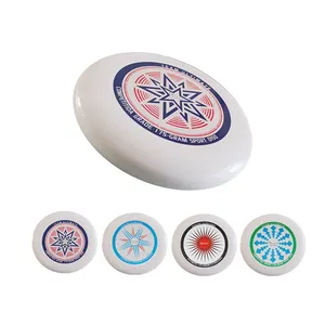 Logo personalizzato flying professional soft PE plastic kids ultimate frisbee 175g disc