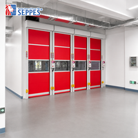 Pintu Gulung PVC Kedap Udara Kecepatan Tinggi untuk Ruang Bersih Elektronik SMT Anti Debu Rapid Shutter