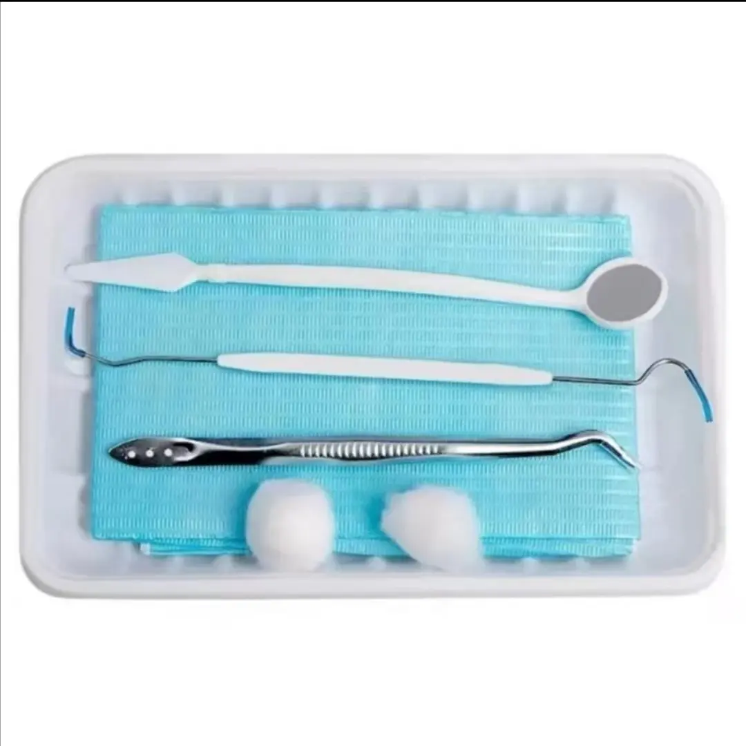 Wholesale Stainless Steel Surgical Hygiene Dental Examination Basic Tool Instruments Kit for Tooth Examination