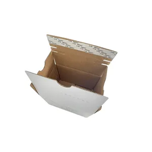 Factory Best Selling Custom Logo Printed Folding Corrugated Shipping Carton Cardboard White Mailer Box