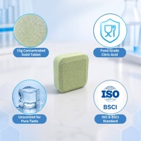 Tablettes nettoyantes professionnelles pour machines à glaçons, solution détartrante sans nickel pour machines résidentielles et commerciales