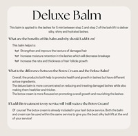 Vente directe d'usine Lash Lift Deluxe Balm Emballages exquis et élégants Acceptés Personnaliser Deluxe Lash Balm 30g