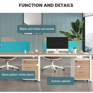 New Modern Design Coworking Modular <b>Office</b> Workstation Cubicle Call Center Work Station Desk - Product Image 4