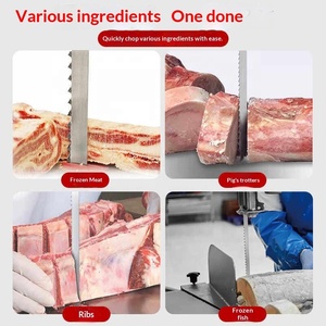 Hoja de sierra de cinta <span class=keywords><strong>EJ</strong></span> de grado alimenticio de 65 pulgadas (1650 mm) y 4 TPI para corte rápido de carne con hueso y pescado congelado - Product Image 3