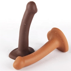 Masturbation féminine pliable sangle en silicone <span class=keywords><strong>sur</strong></span> gode énormes jouets sexuels réalistes sans balles matériau souple en TPE et PVC - Product Image 5