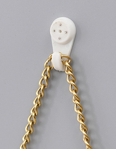 Gương Xích nhôm "Hex hiện đại" | khung kim loại tối giản + Treo điều chỉnh | Trang trí tường công nghiệp - Product Image 4