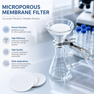Membrana de Filtro de Proteína Microporosa Degao PES MCE, Disco de Filtro de Celulosa Esterificada Acuosa para Jeringas de Laboratorio - Product Image 2