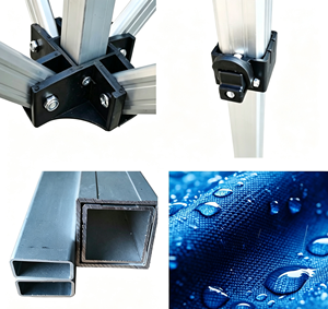 Carpa Plegable 3x3 3x4.5 3x6 Reforzada Impermeable Anti UV Fabricante Carpa Tipo Kiosco Para Mayoristas - Product Image 2