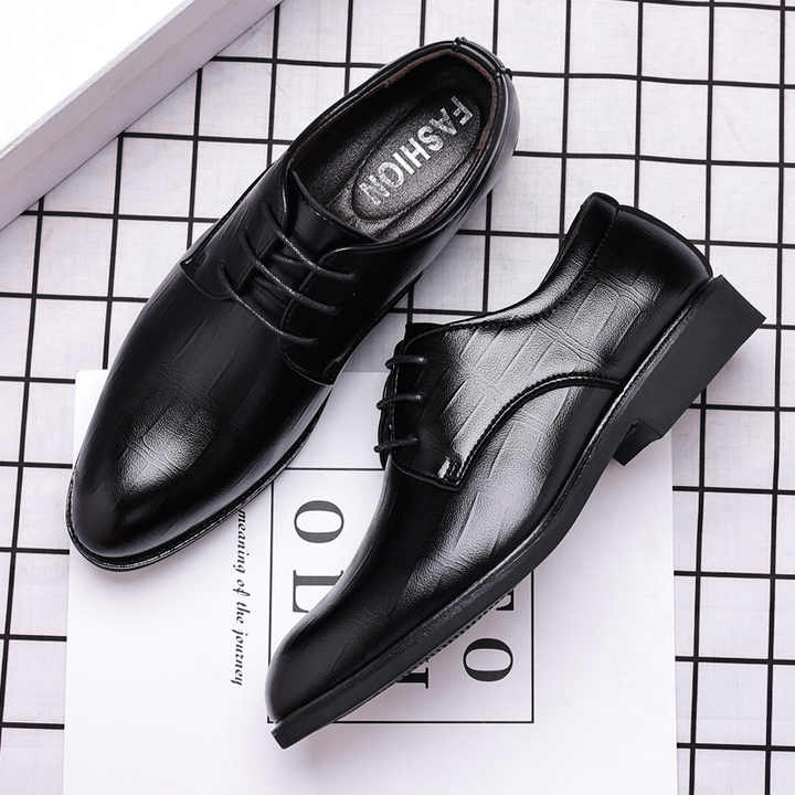 British Dress Shoes Inner Increased Mens Business Shoes main image 0