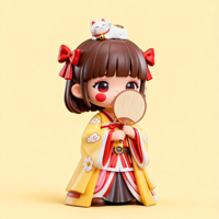 Poupées en vinyle PVC personnalisées OEM, figurines d'action mignonnes en boîte aveugle, jouet pendentif, boîtes mystère, échelle 1/12, 12 ans et plus, unisexe