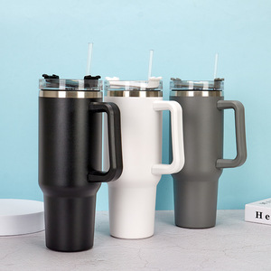 Vaso Térmico de Aventura H2.0 de 40 oz con Pajita Ecológica, Taza de Viaje para Auto con Aislamiento al Vacío de Doble Pared de Acero Inoxidable 304 - Product Image 2