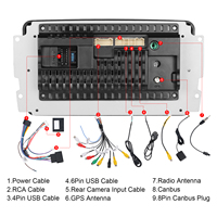 Radio de coche Podofo para mercedes-benz CLK/W209, clase C/W203 SLK/W170, 7 pulgadas, Android, 2 + 64, inalámbrico, Carplay/Android Auto, GPS/WiFi