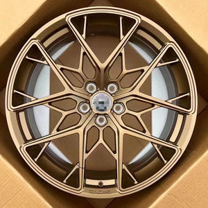 عجلات XL متوفرة بمقاسات 17 و18 و19 بوصة، 5x112 و5x108 و5x114.3 و5x120، جنوط سبائك متدفقة لسيارات الركاب - Product Image 2