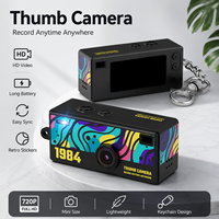 Appareil photo numérique rétro populaire 720P Type C, mini caméra légère de 26 grammes, caméra porte-clés pour étudiants, vlogging quotidien, caméra pour enfants