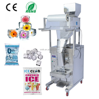 Machine à Emballer la Glace 2025, Machine à Emballer les Cubes de Glace à Scellage Arrière, Machine à Glace en Cubes Automatique avec Machine d'Emballage, Usine en Chine