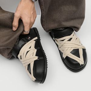 Sandales décontractées en maille épaisse pour hommes et femmes, nouveau style 2026, avec fermeture multifonctionnelle et bout ouvert - Product Image 5
