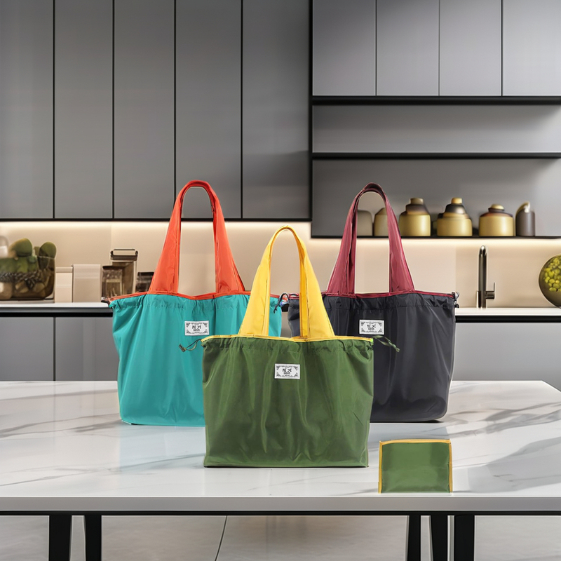 Reusable Shopping Bags Can Be Folded