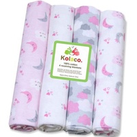 Selimut Bayi Softextile Grosir Murah Set 4 Buah Nyaman Bahan Flanel Katun Multipack Selimut Bayi