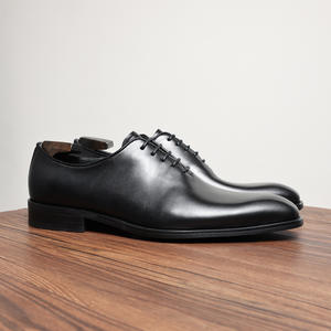 Zapatos Oxford de moda de gama alta de cuero genuino hechos a mano personalizados para hombres otoño boda negocios ocasiones formales antideslizantes - Product Image 4
