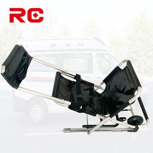 Silla de Escaleras con Ruedas, Silla de Emergencia Plegable de Aluminio para Transporte Seguro de Pacientes Subiendo y Bajando Escaleras - Product Image 2