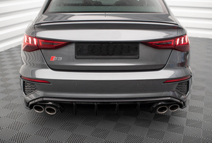 Diffuseur arrière de voiture en ABS noir brillant personnalisé en usine pour <span class=keywords><strong>AUDI</strong></span> S3/A3 S-Line 8Y Berline 2020 2021 2022 2023 2024 2025 2026 - Product Image 6