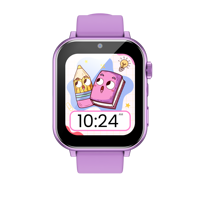 Reloj Inteligente Infantil con Pantalla TFT Cuadrada, Personalizado con Dibujos Animados, con Calendario, para Niños y Niñas