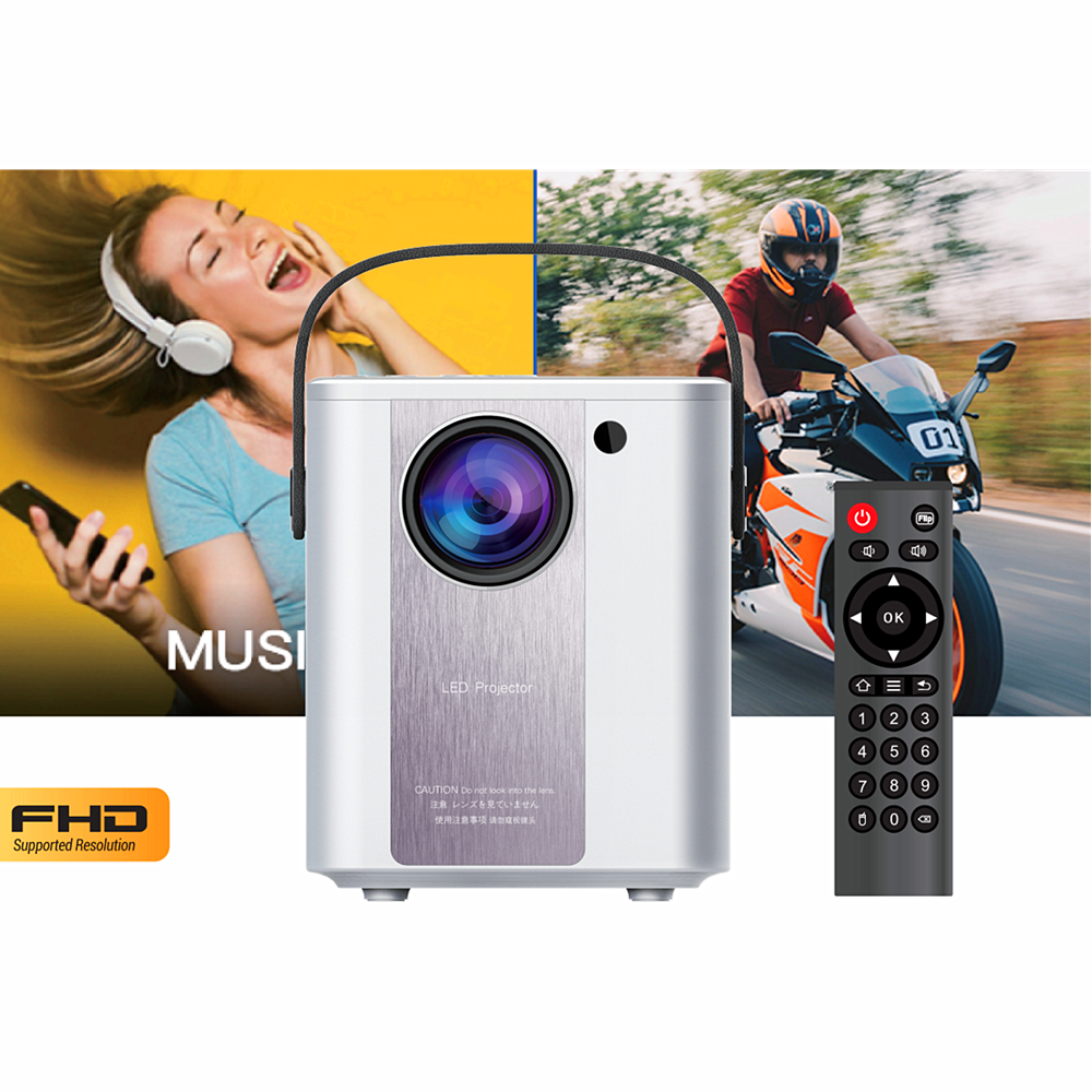 [2021 New Mini Portable Projector] Factory Cheap Price OEM ODM HD Mini Portable Home Theater Projector