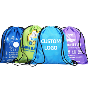 Custom Logo Factory Price Custom Promotional Sports Backpack Bag 210D Polyester Draw String Bag Packing Printing Drawstring Bag