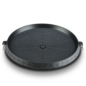 Poêle à griller ronde en aluminium moulé Yongkang QX7002, outil de cuisson et de barbecue antiadhésif - Product Image 1