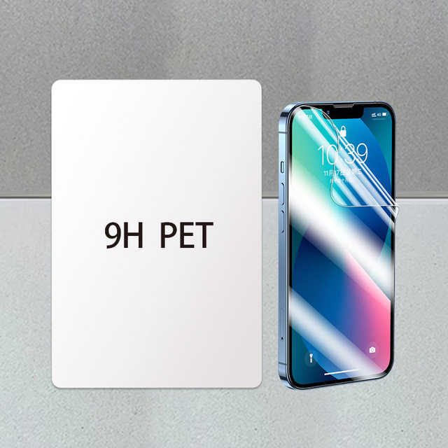 Factory Wholesale 9H PET High Hardness Privacy Hydrogel Film Flexible Glass HD Phone Screen Protector