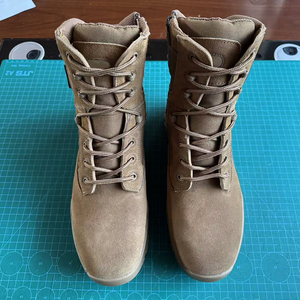 Botas Tácticas de Desierto de Gamuza para Camping TSB10, Botas Tácticas de Campo de Media Caña con Cordones, Impermeables, para Todas las Estaciones, Zapatos para Hombre, MOQ500 - Product Image 2