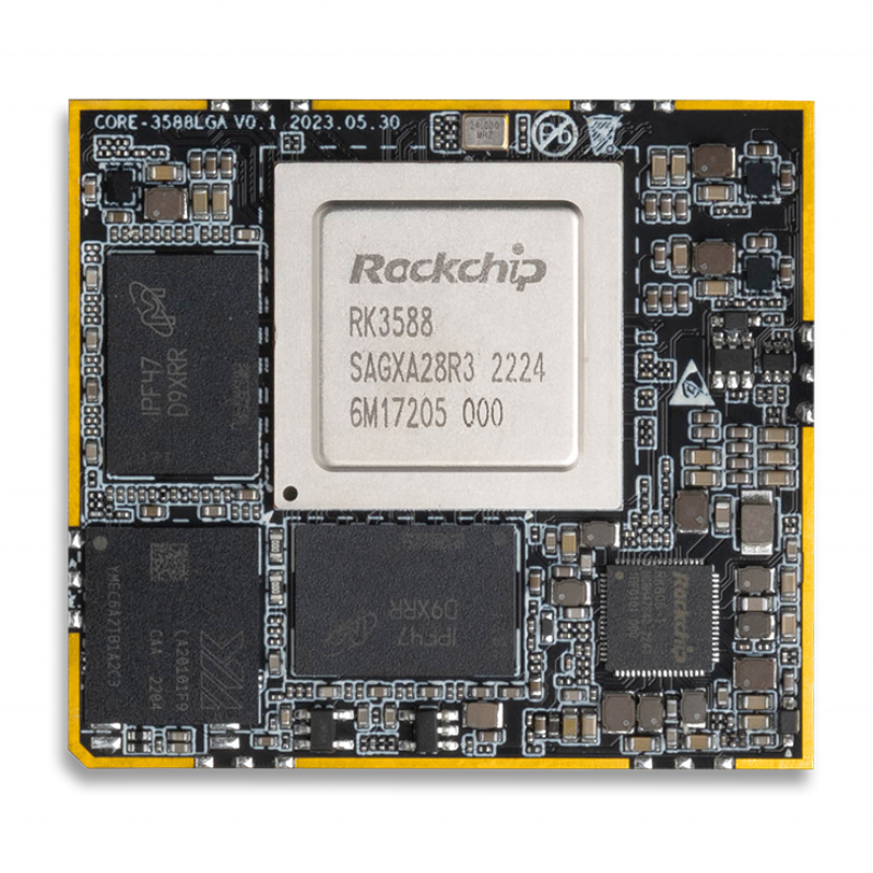 SoM RK3588 Octa-Core 8K AIボードLGAパッケージシステムモジュール